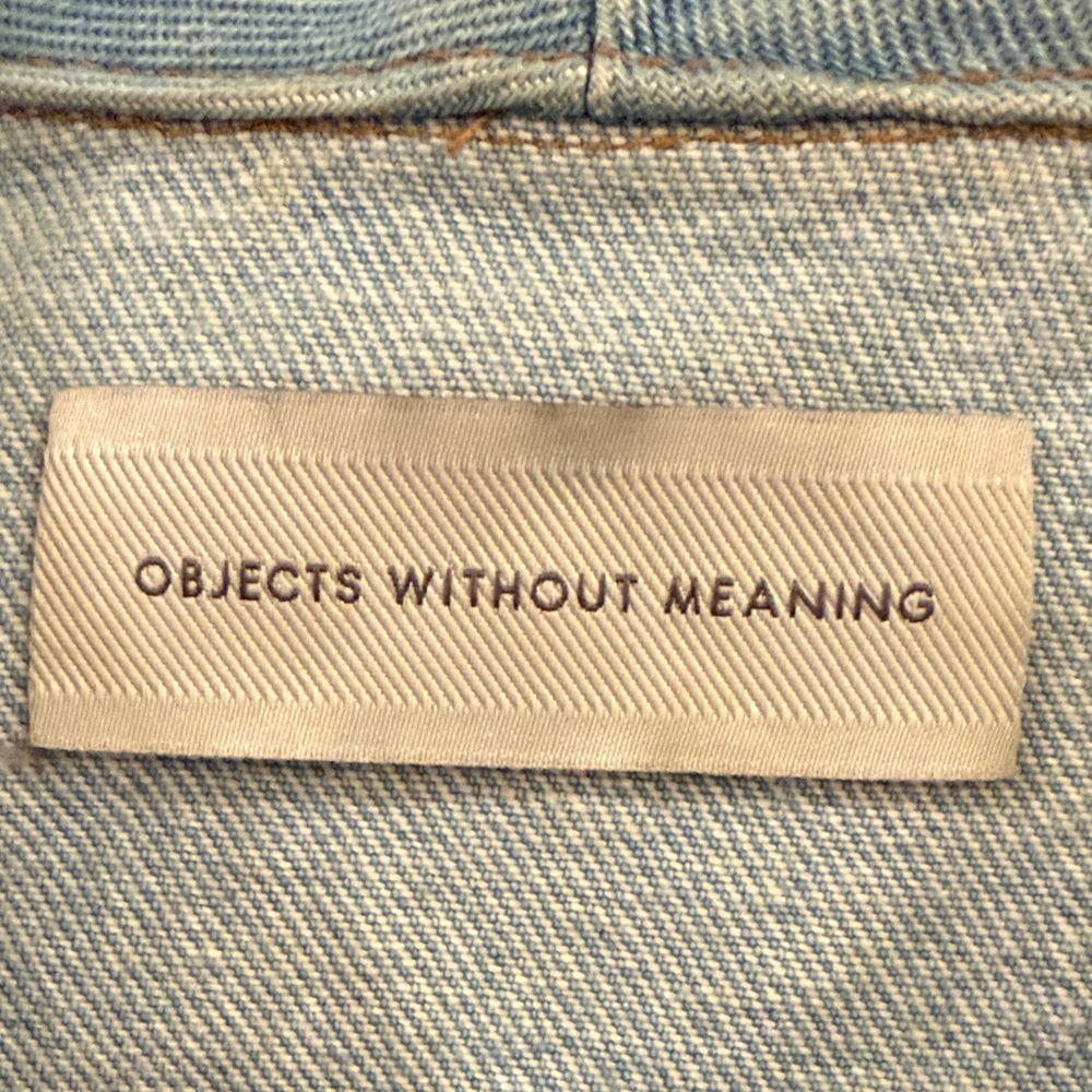 Objects Without Meaning Denim Jacket With Belt - image 2